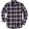 image:imageCOOFANDY Mens Casual Long Sleeve Button Up Plaid Flannel Shirt Jacket with PocketPlaid Navy Khaki