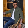 image:imageCOOFANDY Mens Corduroy Shirt Long Sleeve Button Down Casual Shirts JacketArmy Green
