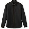 image:imageCOOFANDY Mens Denim Shirt Long Sleeve Button Down Casual Jean Shacket with PocketBlack