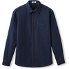 image:imageCOOFANDY Mens Denim Shirt Long Sleeve Button Down Casual Jean Shacket with PocketDark Indigo
