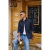image:imageCOOFANDY Mens Denim Shirt Long Sleeve Button Down Casual Jean Shacket with PocketDark Indigo
