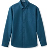 image:imageCOOFANDY Mens Denim Shirt Long Sleeve Button Down Casual Jean Shacket with PocketDemin Blue