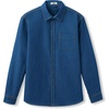 image:imageCOOFANDY Mens Denim Shirt Long Sleeve Button Down Casual Jean Shacket with PocketMedium Blue