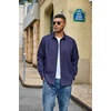 image:imageCOOFANDY Mens Denim Shirt Long Sleeve Button Down Casual Jean Shacket with PocketRaw Denim