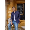 image:imageCOOFANDY Mens Denim Shirt Long Sleeve Button Down Casual Jean Shacket with PocketRaw Denim