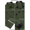 image:imageCOOFANDY Mens Dress Shirts Long Sleeve Untucked Button Down ShirtsArmy Green