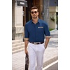 image:imageCOOFANDY Mens Dress Shirts Long Sleeve Untucked Button Down ShirtsBlue