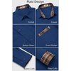 image:imageCOOFANDY Mens Dress Shirts Long Sleeve Untucked Button Down ShirtsBlue