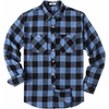image:imageCOOFANDY Mens Flannel Plaid Shirts Long Sleeve Casual Button Down Shirt with PocketsLight Blue