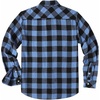 image:imageCOOFANDY Mens Flannel Plaid Shirts Long Sleeve Casual Button Down Shirt with PocketsLight Blue
