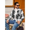 image:imageCOOFANDY Mens Flannel Shirts Plaid Jacket Casual Button Down ShirtBlack