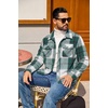 image:imageCOOFANDY Mens Flannel Shirts Plaid Jacket Casual Button Down ShirtGreen