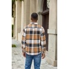 image:imageCOOFANDY Mens Flannel Shirts Plaid Jacket Casual Button Down ShirtKhaki