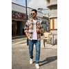 image:imageCOOFANDY Mens Flannel Shirts Plaid Jacket Casual Button Down ShirtKhaki