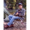 image:imageCOOFANDY Mens Flannel Shirts Plaid Jacket Casual Button Down ShirtOrangeblue