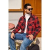 image:imageCOOFANDY Mens Flannel Shirts Plaid Jacket Casual Button Down ShirtRed