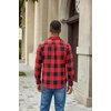 image:imageCOOFANDY Mens Flannel Shirts Plaid Jacket Casual Button Down ShirtRed