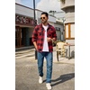 image:imageCOOFANDY Mens Flannel Shirts Plaid Jacket Casual Button Down ShirtRed