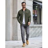 image:imageCOOFANDY Mens Long Sleeve Button Down Lightweight Shirt Jacket with PocketArmy Green
