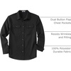 image:imageCOOFANDY Mens Long Sleeve Button Up Work Shirt Jacket with PocketsBlack