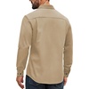 image:imageCOOFANDY Mens Long Sleeve Button Up Work Shirt Jacket with PocketsKhaki