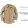 image:imageCOOFANDY Mens Long Sleeve Button Up Work Shirt Jacket with PocketsKhaki