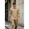 image:imageCOOFANDY Mens Long Sleeve Button Up Work Shirt Jacket with PocketsKhaki