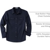 image:imageCOOFANDY Mens Long Sleeve Button Up Work Shirt Jacket with PocketsNavy Blue