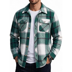 image:imageCOOFANDY Mens Flannel Shirts Plaid Jacket Casual Button Down ShirtGreen
