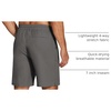 image:imageCOOFANDY Mens 3 Pack Athletic Running Shorts Gym Workout Short Quick Dry Sports Short with PocketsBlackDark GreyNavy Blue 1 Pack of 3