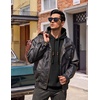 image:imageCOOFANDY Men Hoodies Sweatshirt Casual Long Sleeve Drawstring Hood PulloverAblack
