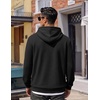 image:imageCOOFANDY Men Hoodies Sweatshirt Casual Long Sleeve Drawstring Hood PulloverAblack