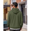 image:imageCOOFANDY Men Hoodies Sweatshirt Casual Long Sleeve Drawstring Hood PulloverArmy Green