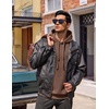 image:imageCOOFANDY Men Hoodies Sweatshirt Casual Long Sleeve Drawstring Hood PulloverBrown