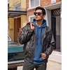image:imageCOOFANDY Men Hoodies Sweatshirt Casual Long Sleeve Drawstring Hood PulloverDenim Blue