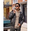 image:imageCOOFANDY Men Hoodies Sweatshirt Casual Long Sleeve Drawstring Hood PulloverKhaki