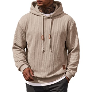 image:imageCOOFANDY Men Hoodies Sweatshirt Casual Long Sleeve Drawstring Hood PulloverKhaki