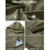 image:imageCOOFANDY Mens Hoodie Pullover Hooded Sweatshirt Casual Long Sleeve FashionArmy Green