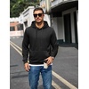 image:imageCOOFANDY Mens Hoodie Pullover Hooded Sweatshirt Casual Long Sleeve FashionBlack