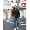 image:imageCOOFANDY Mens Hoodie Pullover Hooded Sweatshirt Casual Long Sleeve FashionBlack