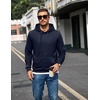 image:imageCOOFANDY Mens Hoodie Pullover Hooded Sweatshirt Casual Long Sleeve FashionBluish Purple