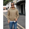 image:imageCOOFANDY Mens Hoodie Pullover Hooded Sweatshirt Casual Long Sleeve FashionKhaki