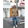 image:imageCOOFANDY Mens Hoodie Pullover Hooded Sweatshirt Casual Long Sleeve FashionKhaki