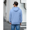 image:imageCOOFANDY Mens Hoodie Pullover Hooded Sweatshirt Casual Long Sleeve FashionLight Blue