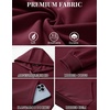 image:imageCOOFANDY Mens Hoodie Pullover Hooded Sweatshirt Casual Long Sleeve FashionWine Red