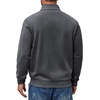 image:imageCOOFANDY Mens Zip Up Sweatshirt Lightweight Fleece Jacket Casual SweatersMedium Grey