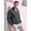 image:imageCOOFANDY Mens Zip Up Sweatshirt Lightweight Fleece Jacket Casual SweatersMedium Grey