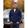 image:imageCOOFANDY Mens Zip Up Sweatshirt Lightweight Fleece Jacket Casual SweatersNavy Blue