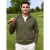 image:imageCOOFANDY Mens Zip Up Sweatshirt Lightweight Fleece Jacket Casual SweatersOlive Green