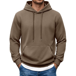 image:imageCOOFANDY Mens Hoodie Pullover Hooded Sweatshirt Casual Long Sleeve FashionBrown